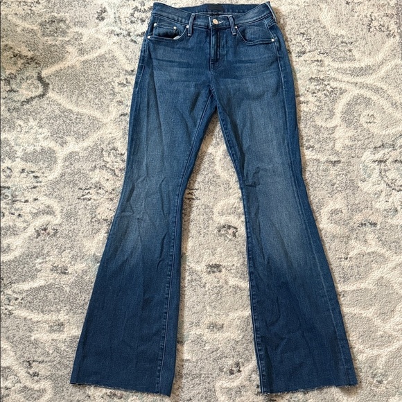 MOTHER Denim - Mother The Down Low Weekender Heel Jeans in High Tide Size 27